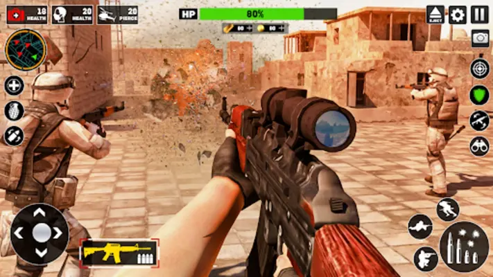 Anti Terrorist Gun Shooting android App screenshot 0