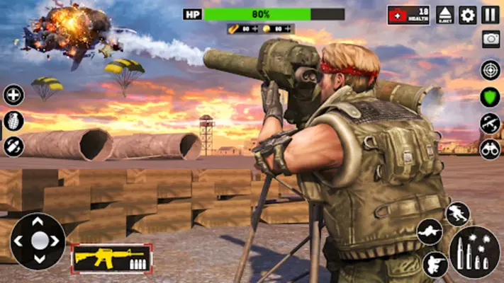 Anti Terrorist Gun Shooting android App screenshot 1